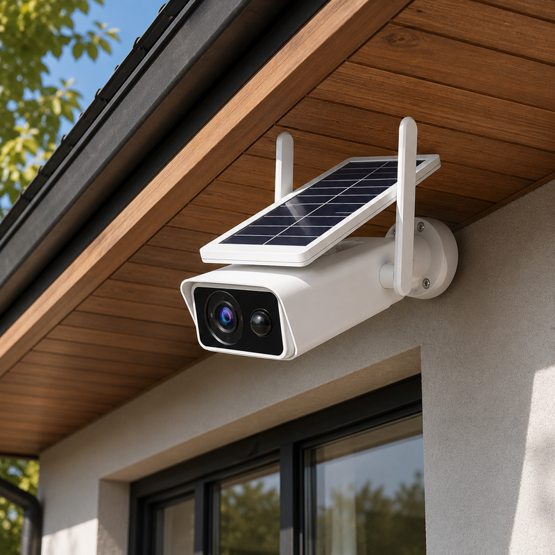 Câmera IP Solar Wi-Fi Full HD 1080P | Segurança Inteligente sem Fios