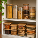 Mega Kit 20 Potes Herméticos | Organização Completa para Alimentos