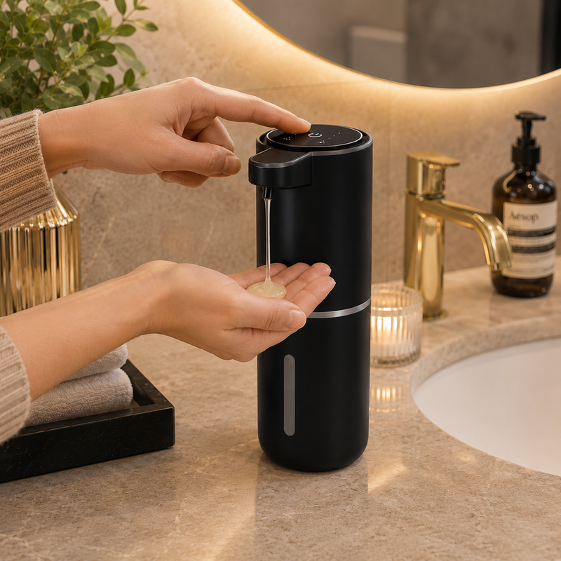 Dispenser Automático com Sensor | Higiene Sem Toque para Sabonete e Espuma