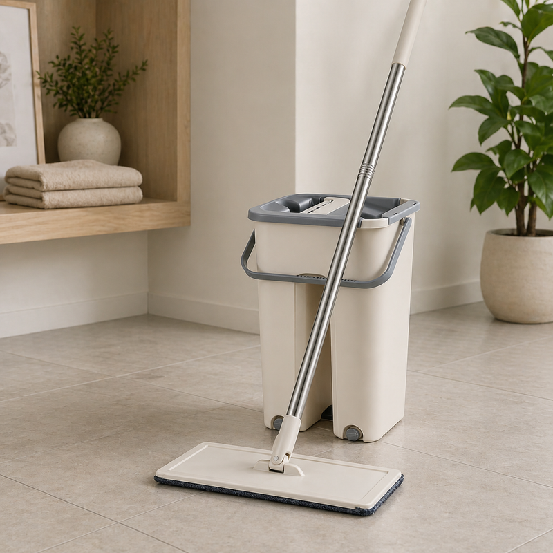 Flat Mop com Balde Noviva