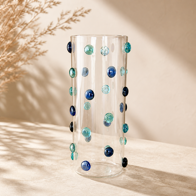 Vaso Italiano com Gemas Luxo