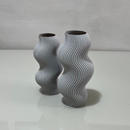Kit 2 Vasos Ondulados Luxo
