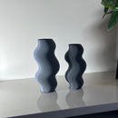 Kit 2 Vasos Ondulados Luxo