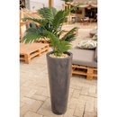 Vaso De Planta Para Flores Coluna Ibiza Marmorizada Jardim Casa Sala Moderno Decorativo Polietileno