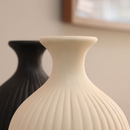 Vaso Canelado Cerâmica Luxo