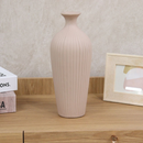Vaso Canelado Cerâmica Luxo