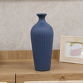 Vaso Canelado Cerâmica Luxo