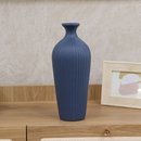 Vaso Canelado Cerâmica Luxo