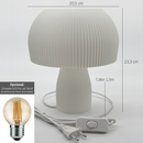Abajur Cogu – Luminária Cogumelo para Mesa e Cabeceira