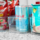 Escolha seu Kit de Organizadores Acrílico Multiuso Geladeira Armário Cozinha Despensa Gavetas Casa