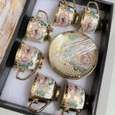 Kit Xícaras Porcelana 12 Peças