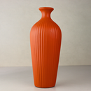 Vaso Canelado Cerâmica Luxo