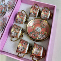 Kit Xícaras Porcelana 12 Peças