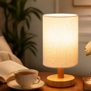 Lâmpada de Mesa em Madeira Moderna (USB)
