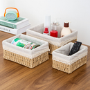 Conjunto 3 Cestos Organizadores Bambu