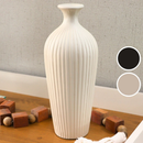 Vaso Canelado Cerâmica Luxo