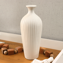 Vaso Canelado Cerâmica Luxo