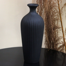 Vaso Canelado Cerâmica Luxo