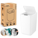 Lixeira Automática Inteligente com Sensor 16L para Banheiro Cozinha e Escritório